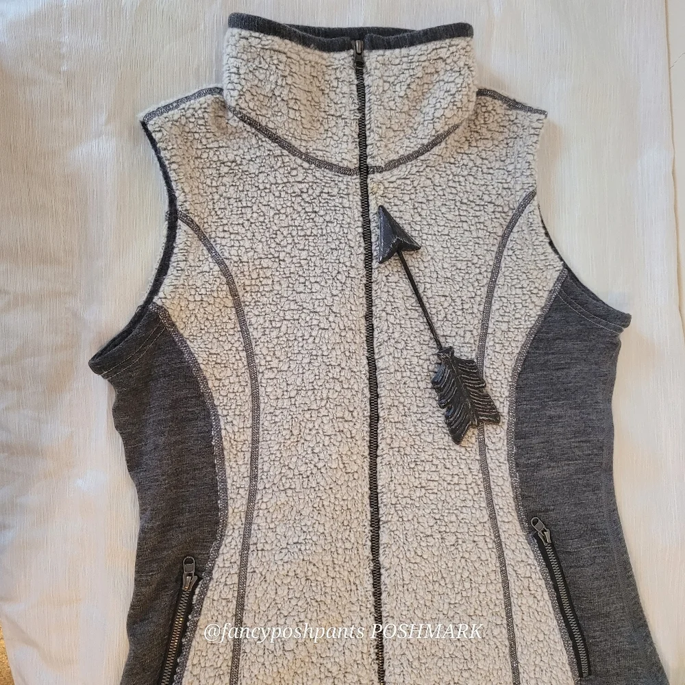 KÜHL wool blend zip performance vest quality 4season flattering w/zip & pockets! - Picture 9 of 17